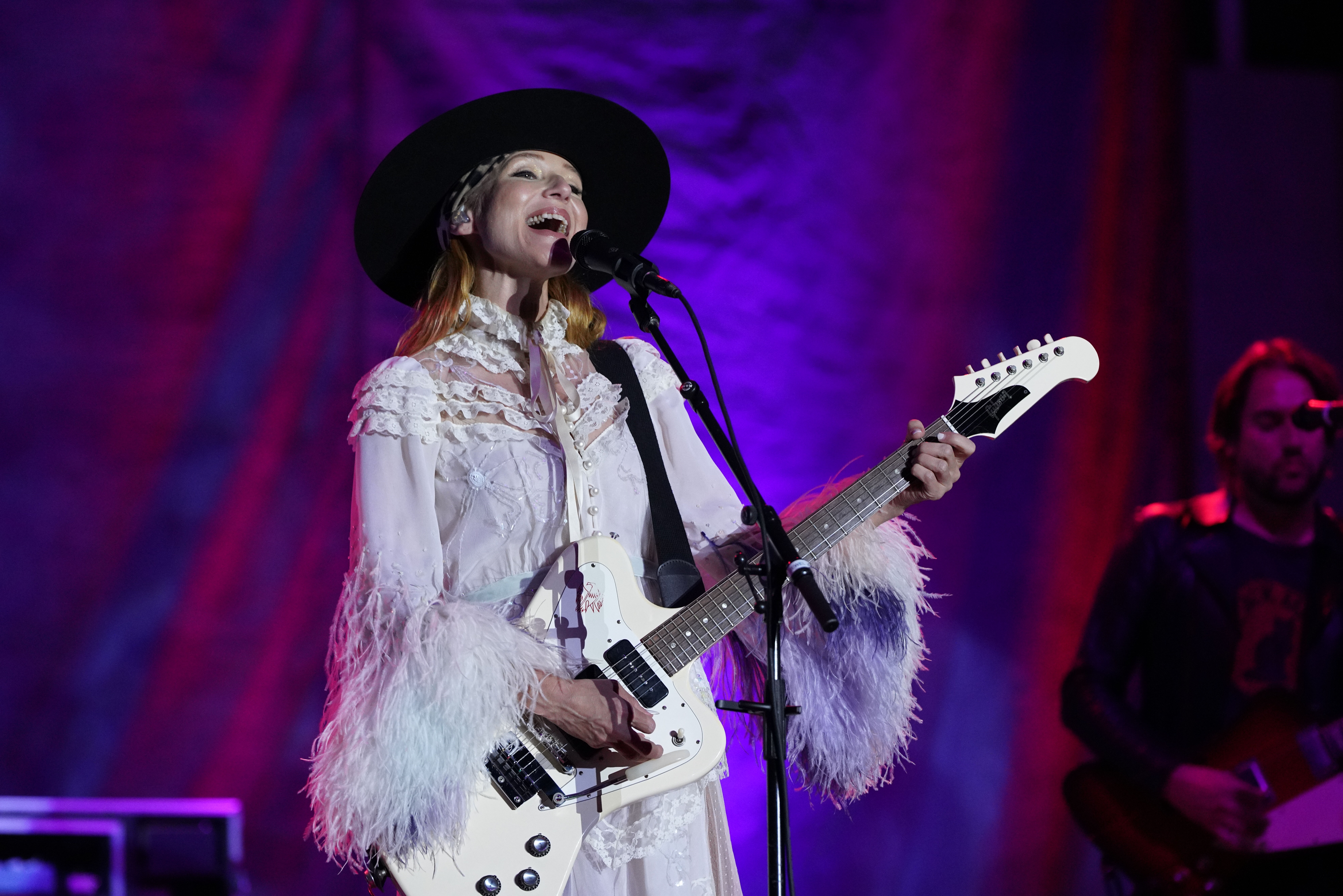 Jewel se produit au Moody Amphitheater le 1er octobre 2024 à Austin, au Texas. | Source : Getty Images