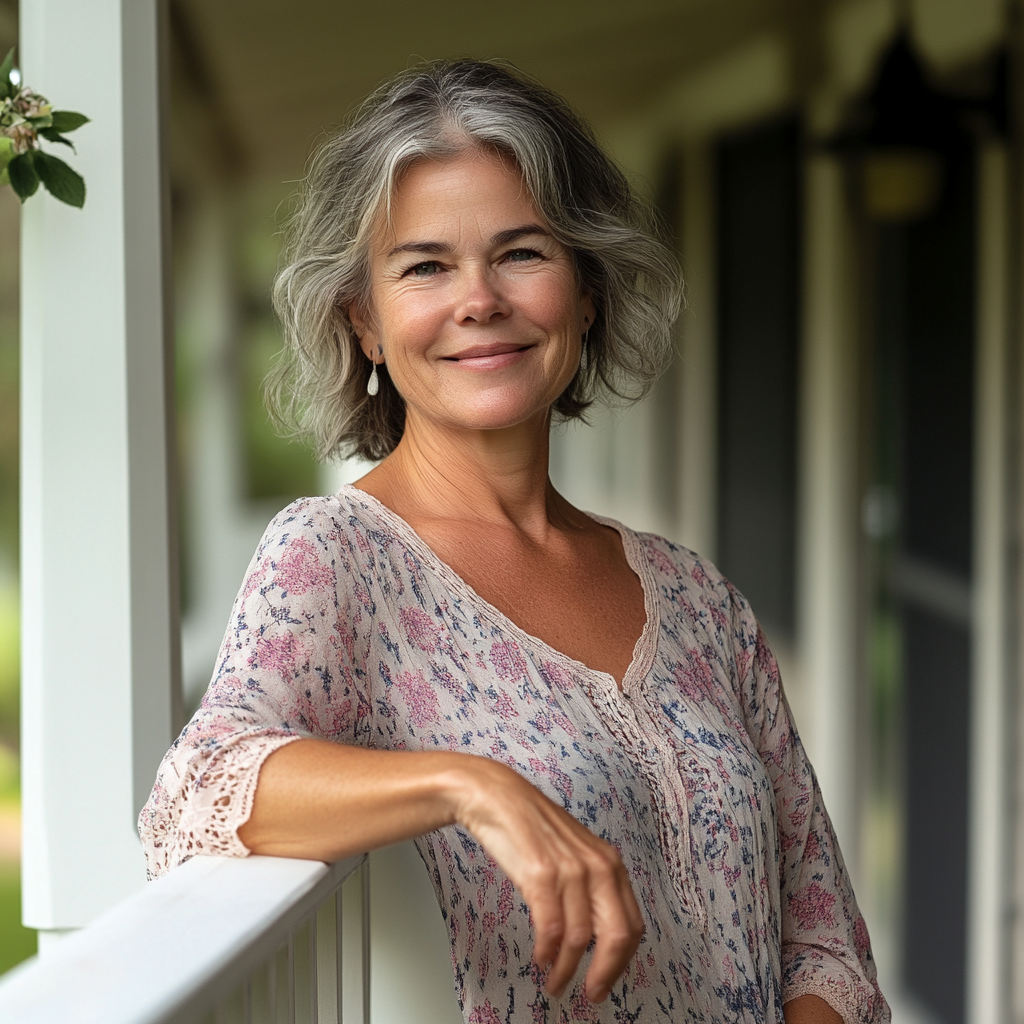 Une femme souriante | Source : Midjourney