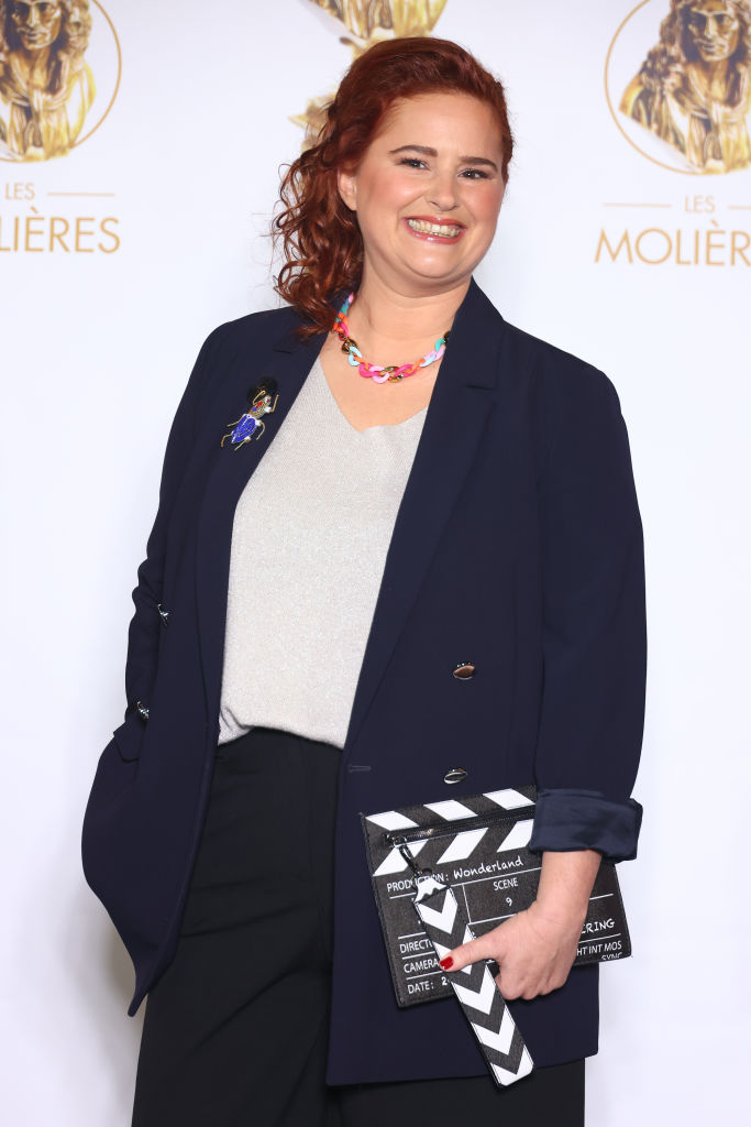 PARIS, FRANCE - 6 MAI : Elodie Poux assiste à la 35e cérémonie des Molières aux Folies Bergères le 6 mai 2024 à Paris, en France. (Photo par Marc Piasecki/Getty Images)