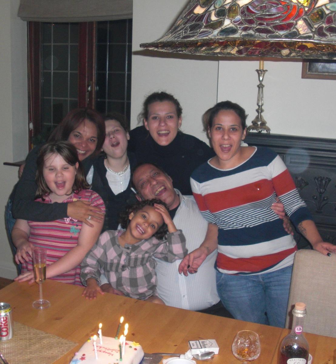 Lily King et ses proches | Source : Justgiving