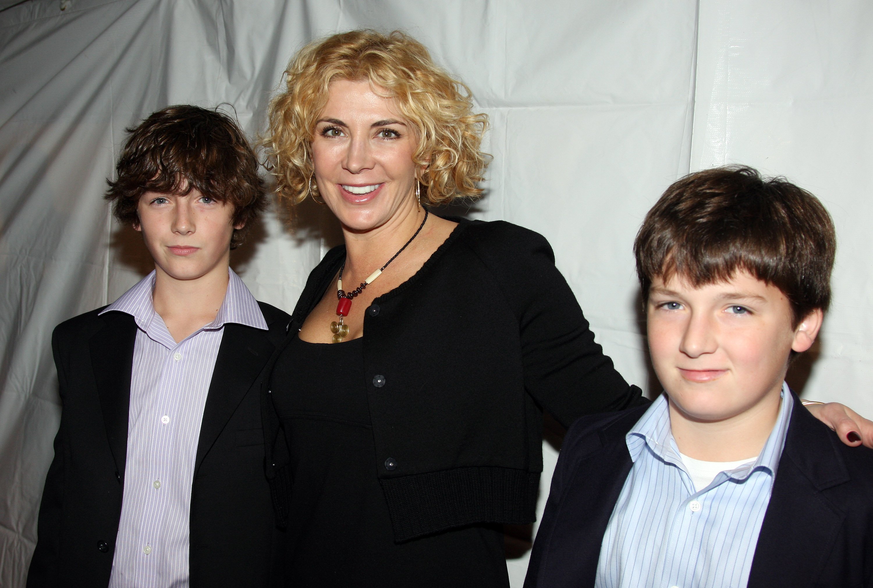 Natasha Richardson et ses fils Micheal Neeson (à gauche) | Source : Getty Images