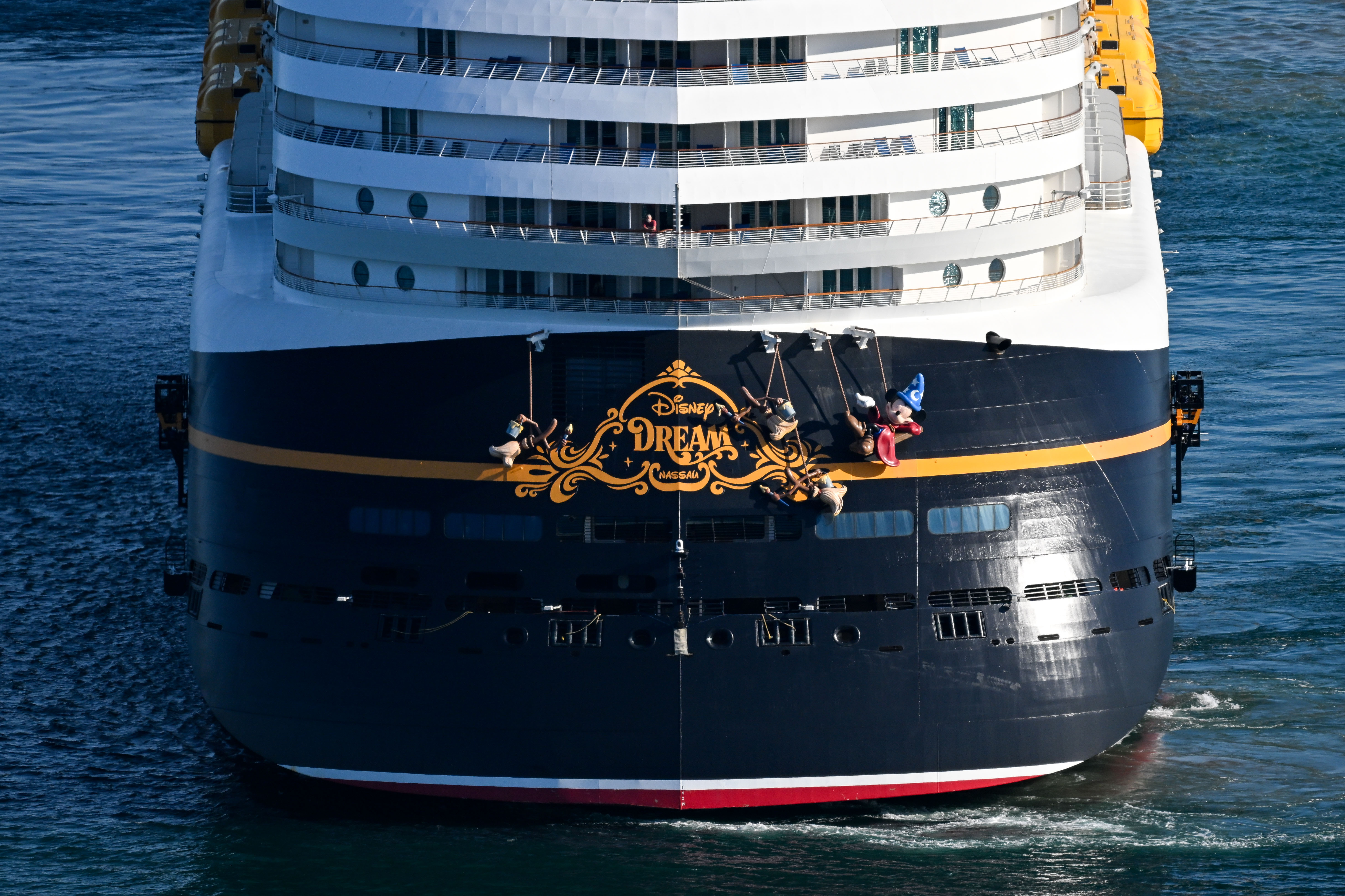 Une vue du bateau de croisière Disney Dream à Portland le 13 septembre 2024. | Source : Getty Images