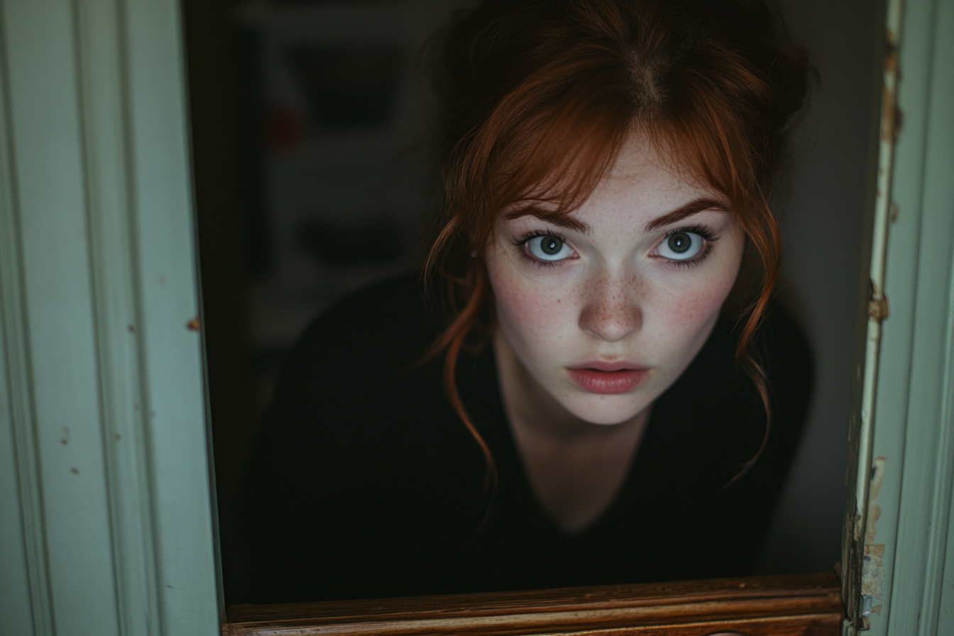 Une femme à l'expression suspicieuse | Source : Midjourney