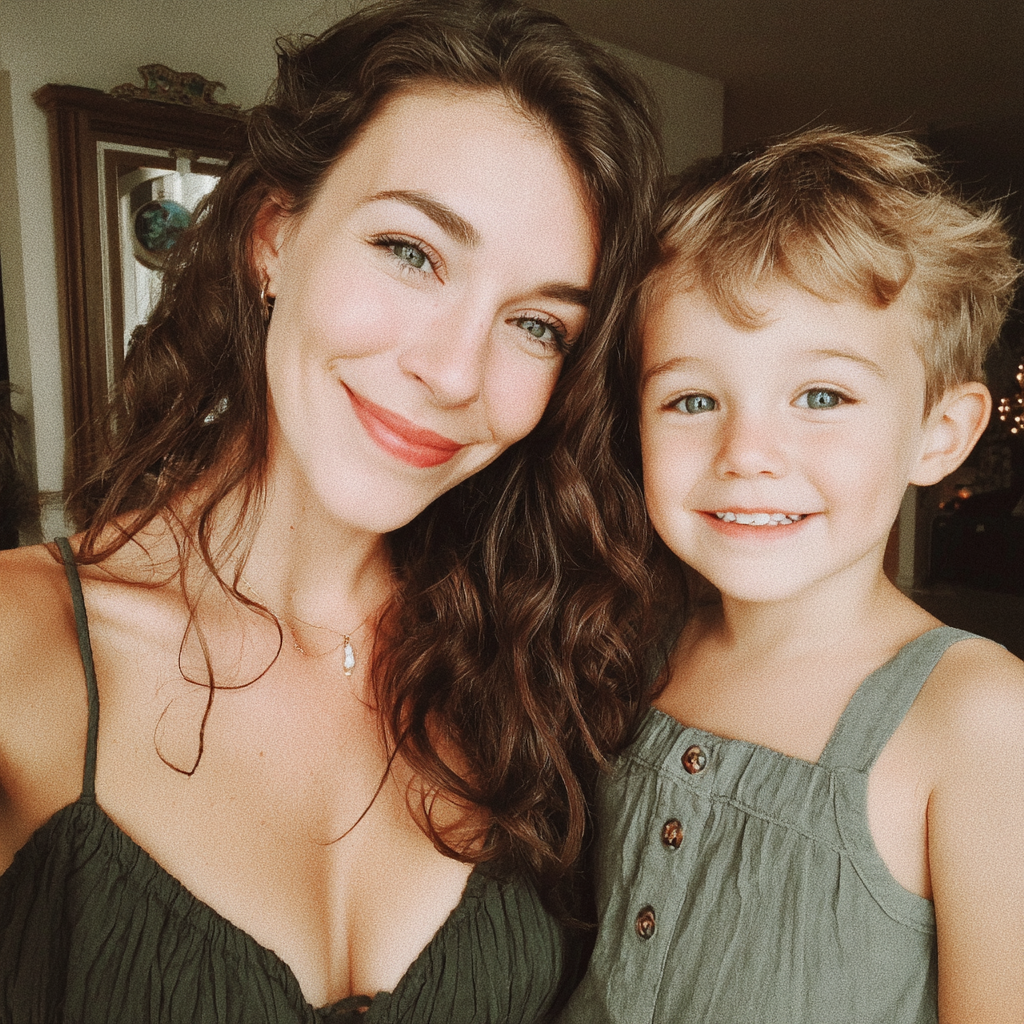 Une mère et son fils | Source : Midjourney