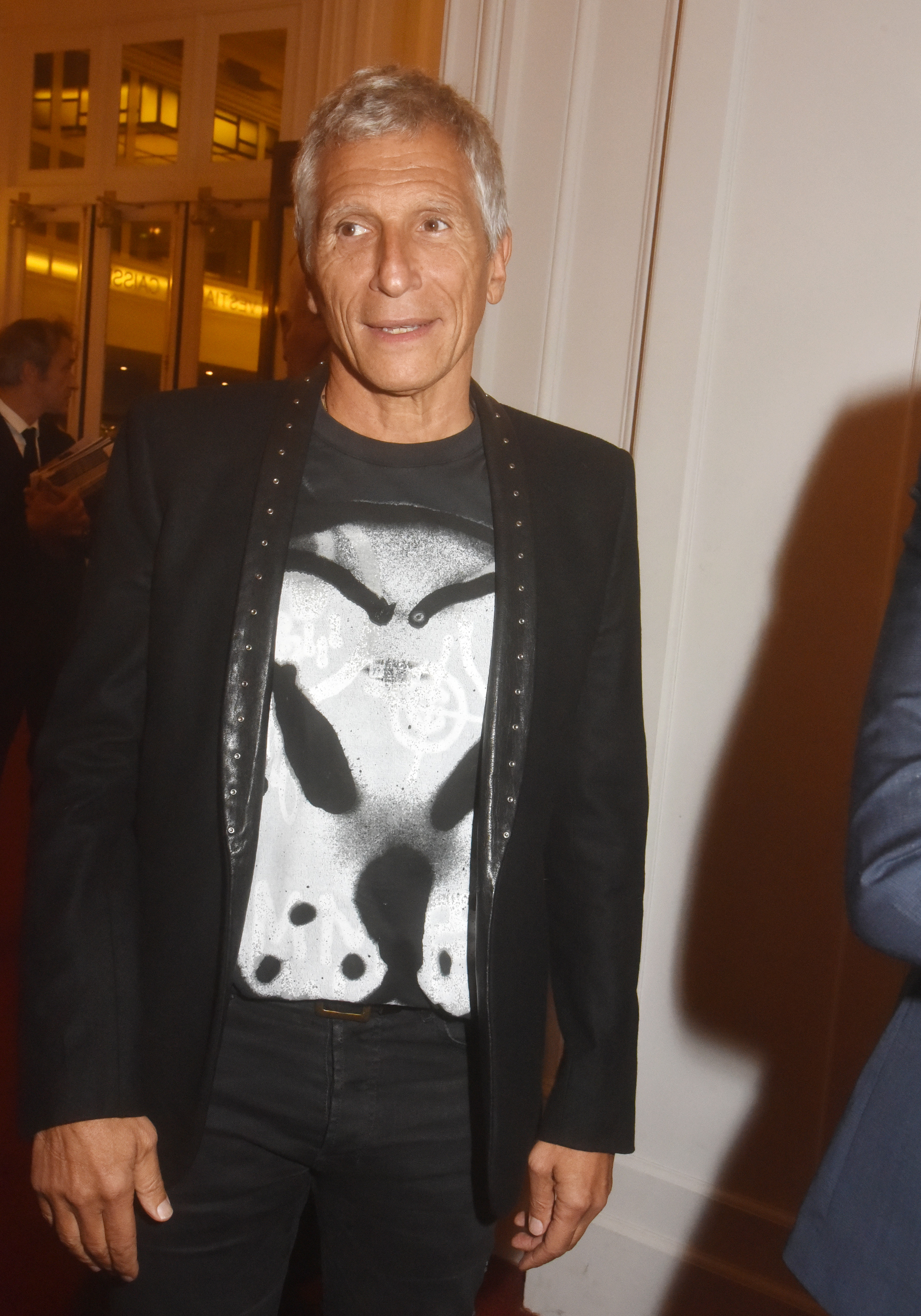 Nagui assiste au concert de gala "Enfance Majuscule" au profit de l'association de protection de l'enfance maltraitée à la salle Gaveau le 07 octobre 2024 à Paris, France I Source : Getty Images