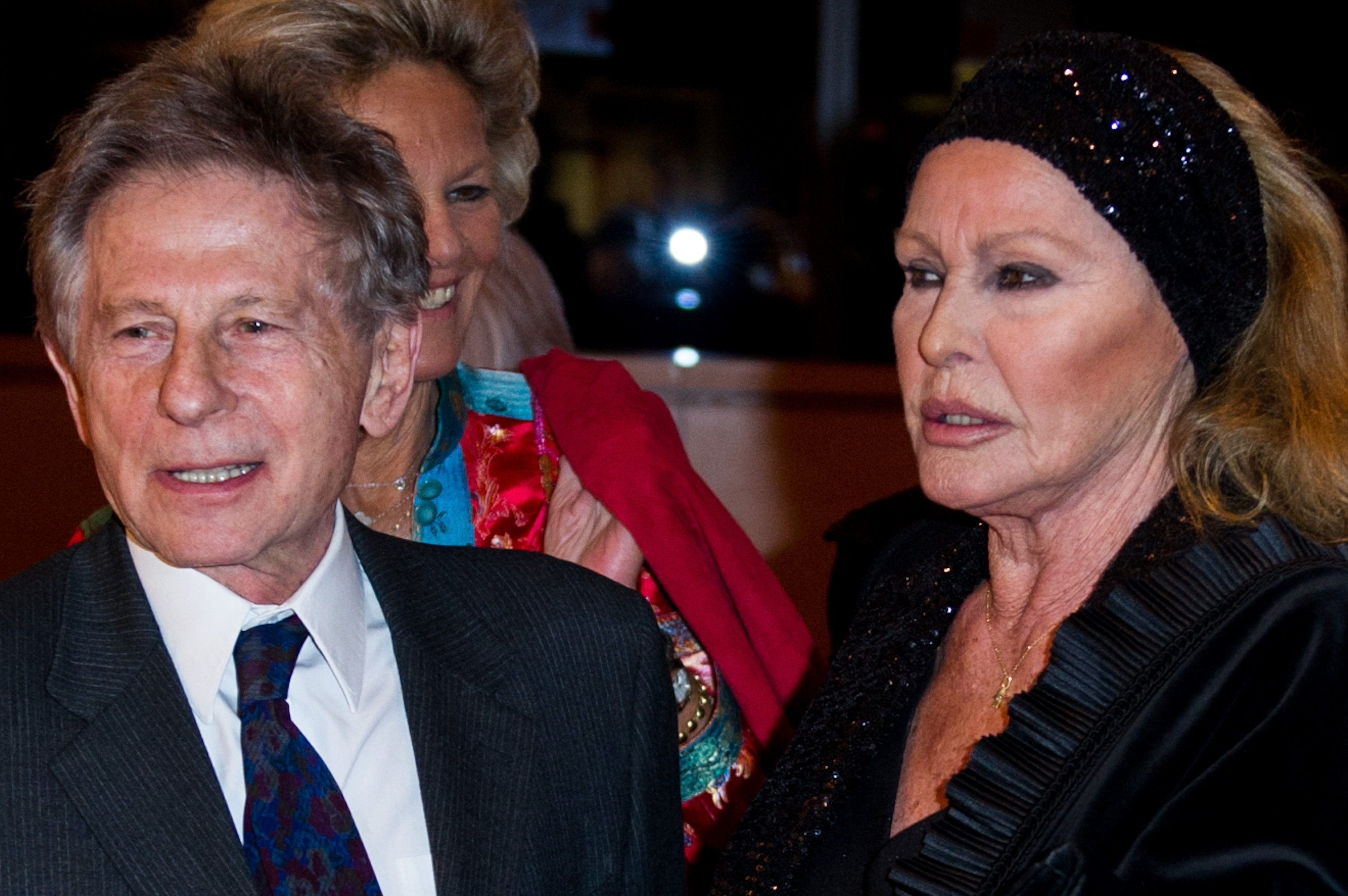 Roman Polanski et Ursula Andress au gala de Berne le 3 novembre 2012, à Berne, en Suisse. | Source : Getty Images
