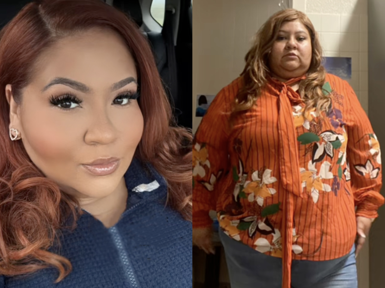 Photos avant et après d'une TikTokeuse : célibataire ou en couple. | Source : TikTok/thevanessaluxe