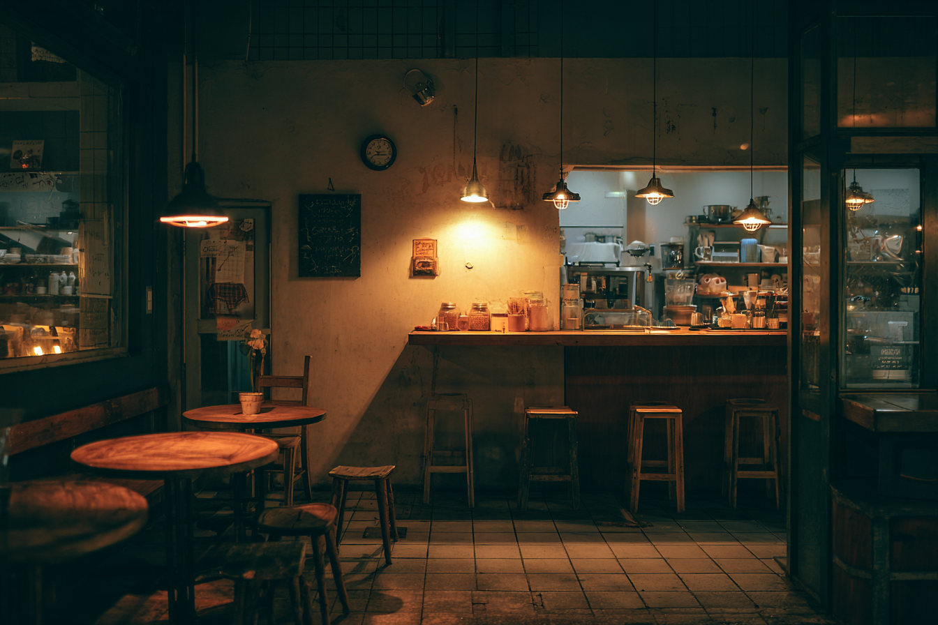 Un restaurant | Source : Midjourney