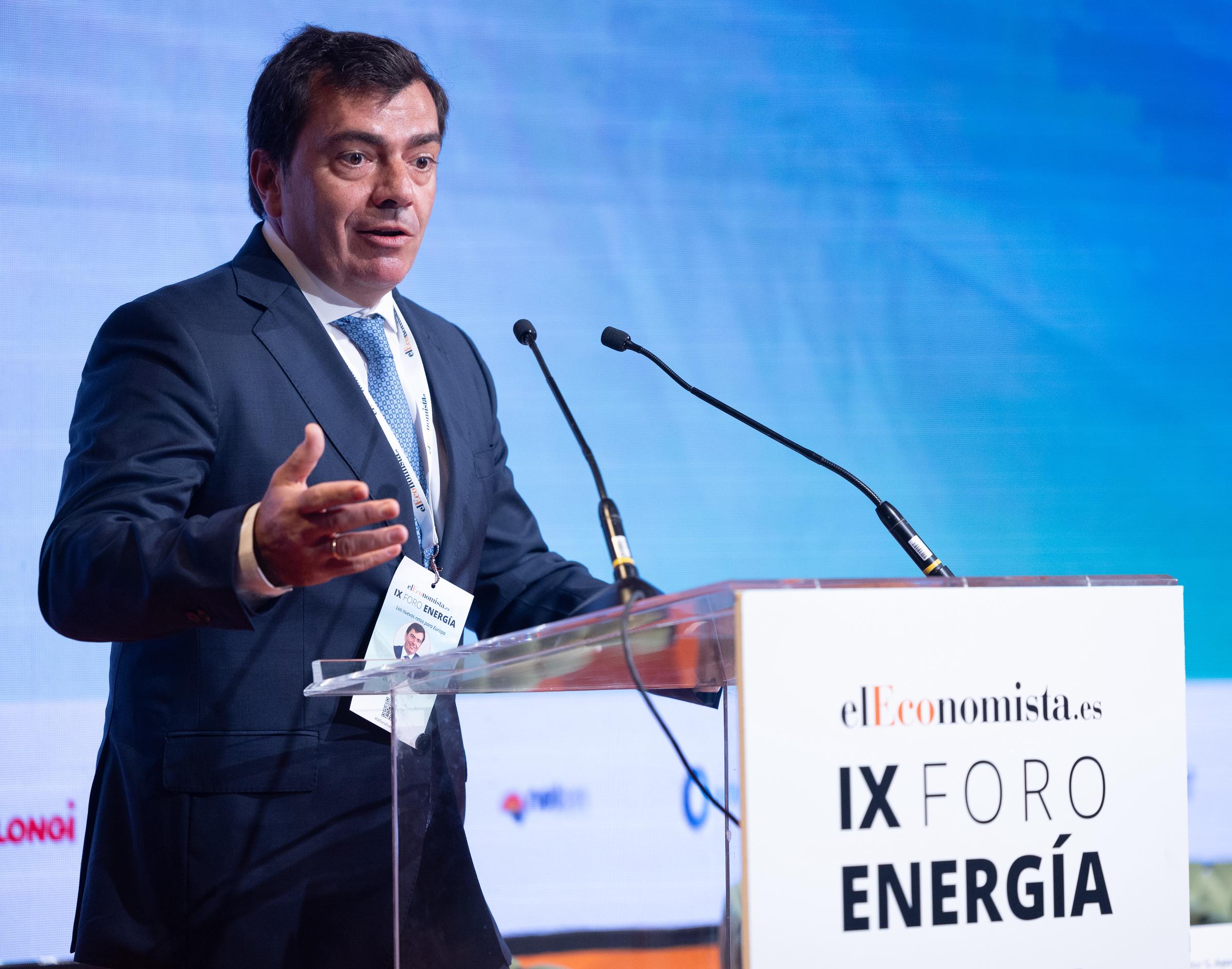 Agustin Escobar s'exprime lors du IXe Forum sur l'énergie, "Les nouveaux défis pour l'Europe", à Madrid, Espagne, le 5 septembre 2024 | Source : Getty Images