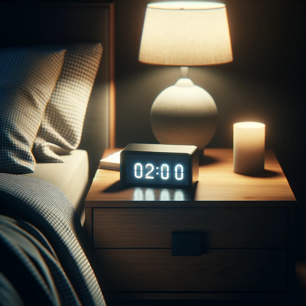 L'horloge affiche 2 heures du matin | Source : DALL-E