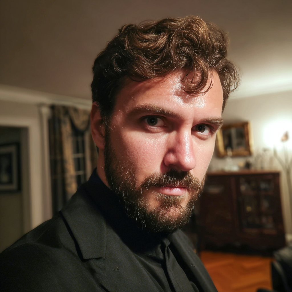 Gros plan sur un homme en colère | Source : Midjourney