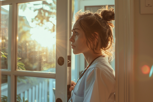 Une jeune infirmière stupéfaite | Source : AmoMama
