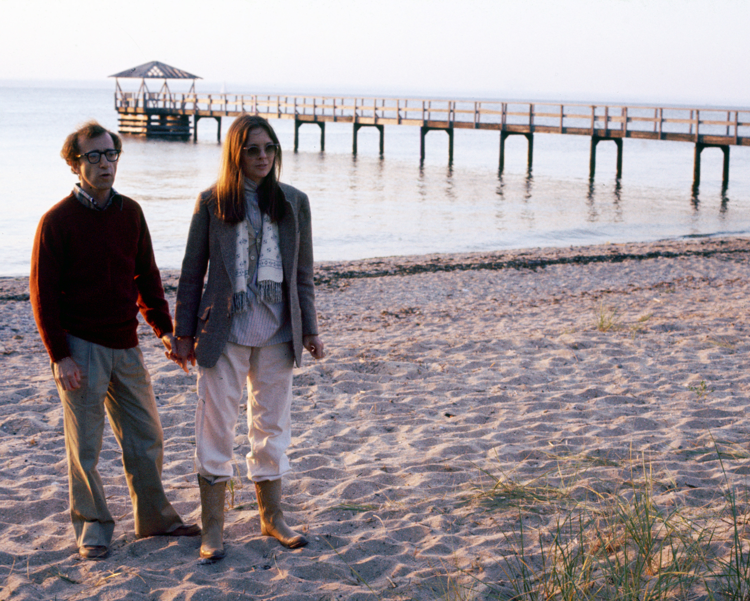 Woody Allen et Diane Keaton dans « Annie Hall » en 1977 | Source : Getty Images