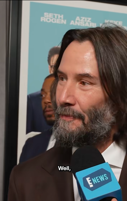 Keanu Reeves s'adressant aux rumeurs de mariage, posté le 13 octobre 2025. | Source : TikTok/@enews