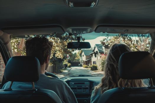 Un jeune homme et une jeune femme dans une voiture | Source : AmoMama