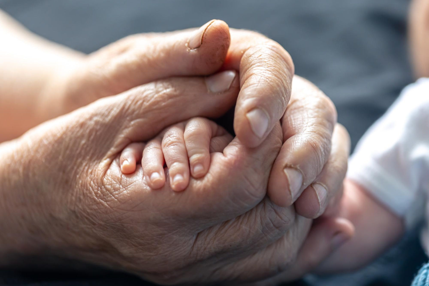 Une grand-mère tenant la main d'un enfant | Source : Freepik