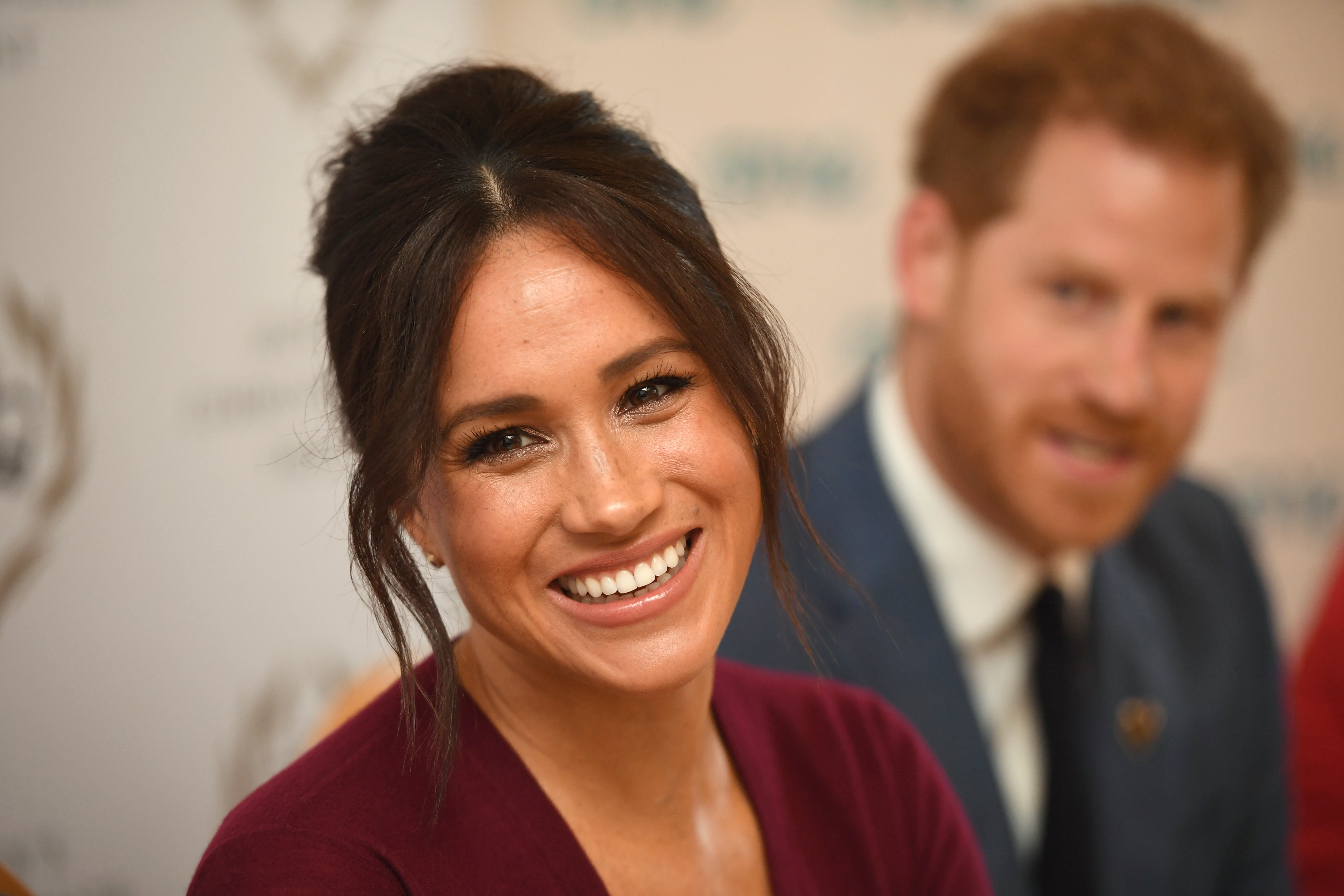 Meghan, duchesse de Sussex, et le prince Harry, duc de Sussex, participent à une table ronde sur l'égalité des sexes le 25 octobre 2019 | Source : Getty Images