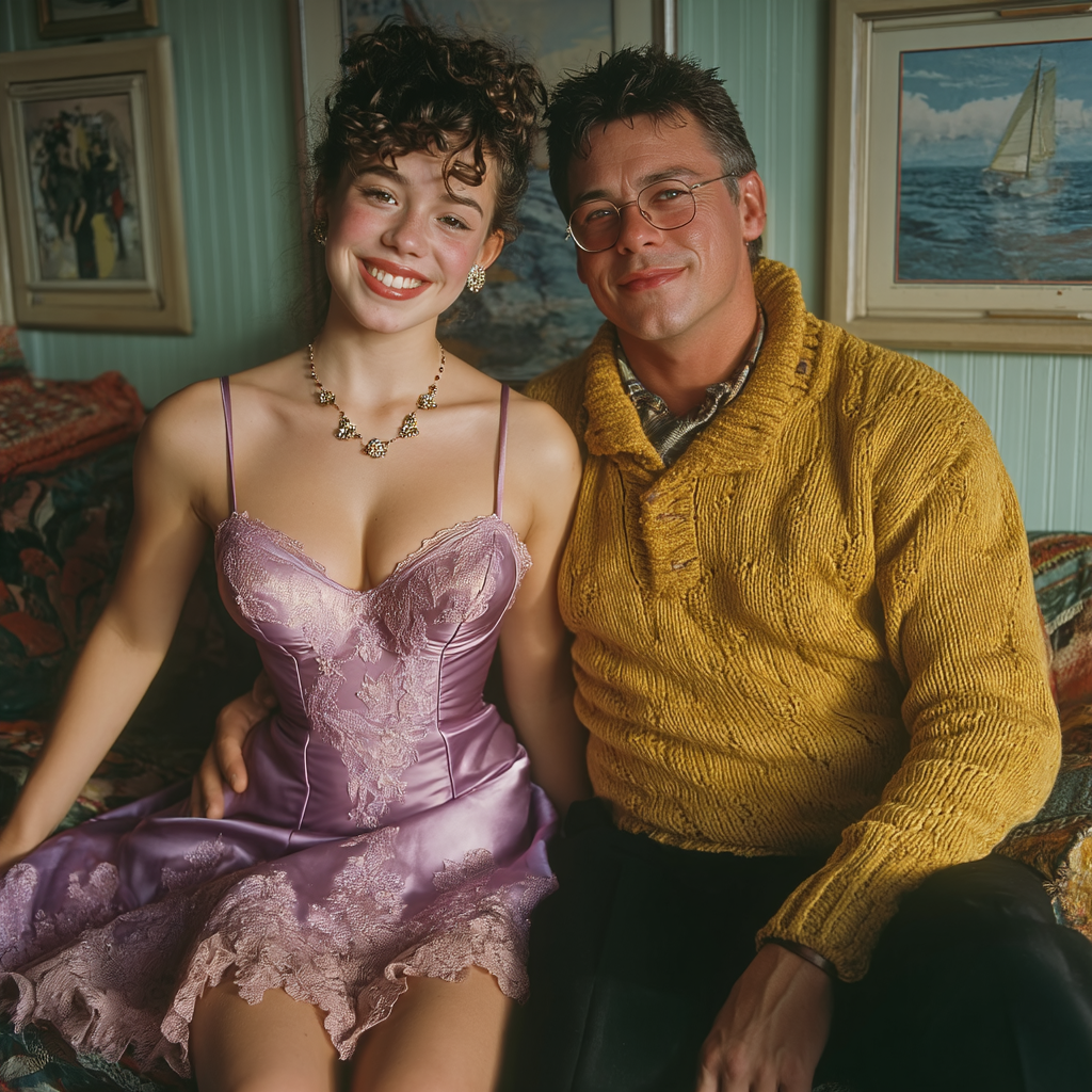 Un père et sa fille se rapprochent | Source : Midjourney