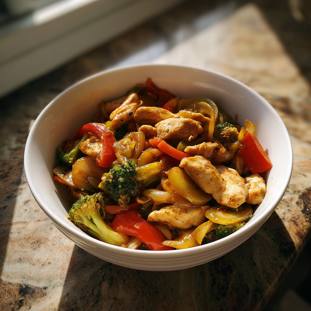 Un bol de nourriture sur un comptoir | Source : Midjourney