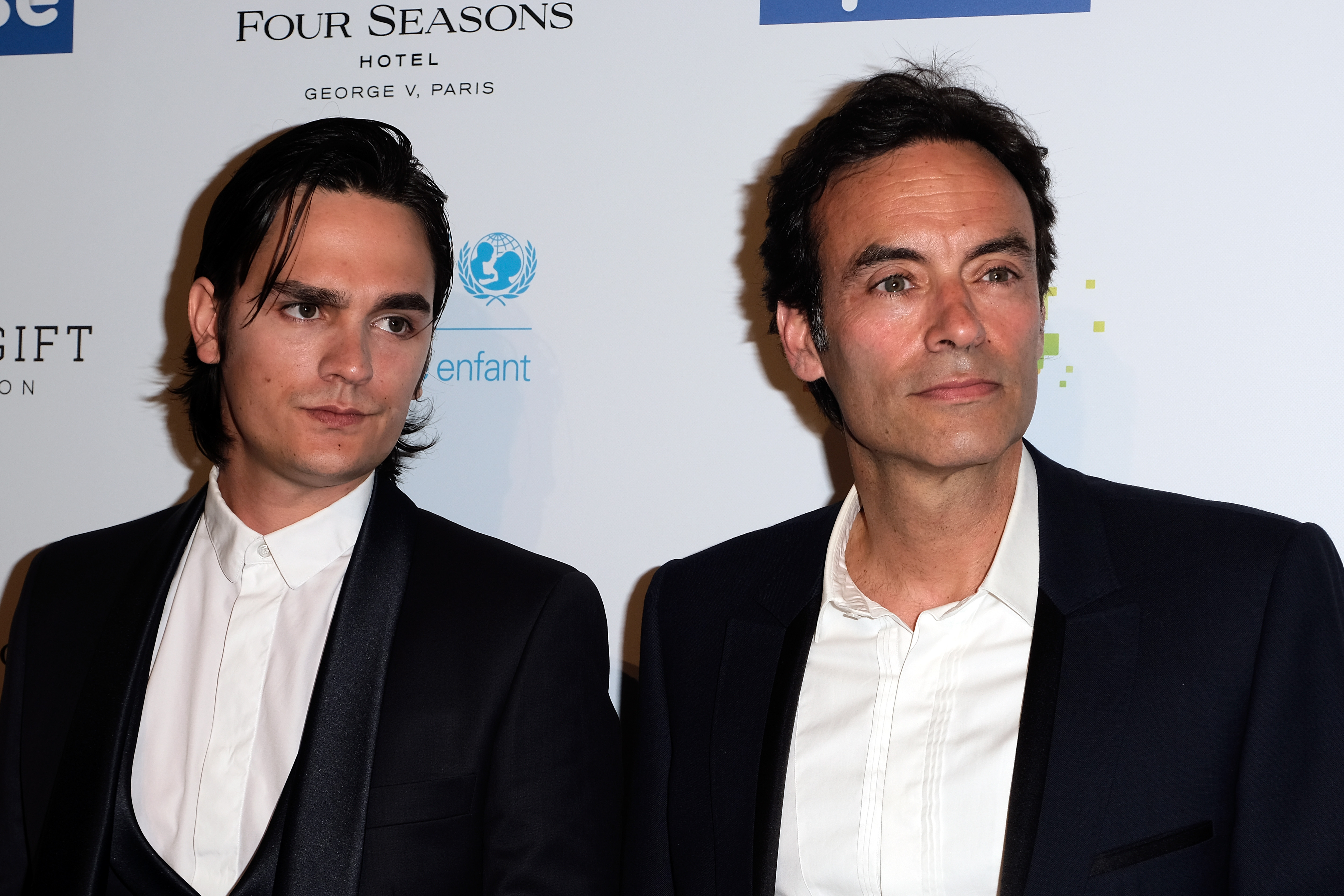 Les deux fils du célèbre acteur lors du « Global Gift Gala » à Paris, en France, le 3 juin 2019 | Source : Getty Images