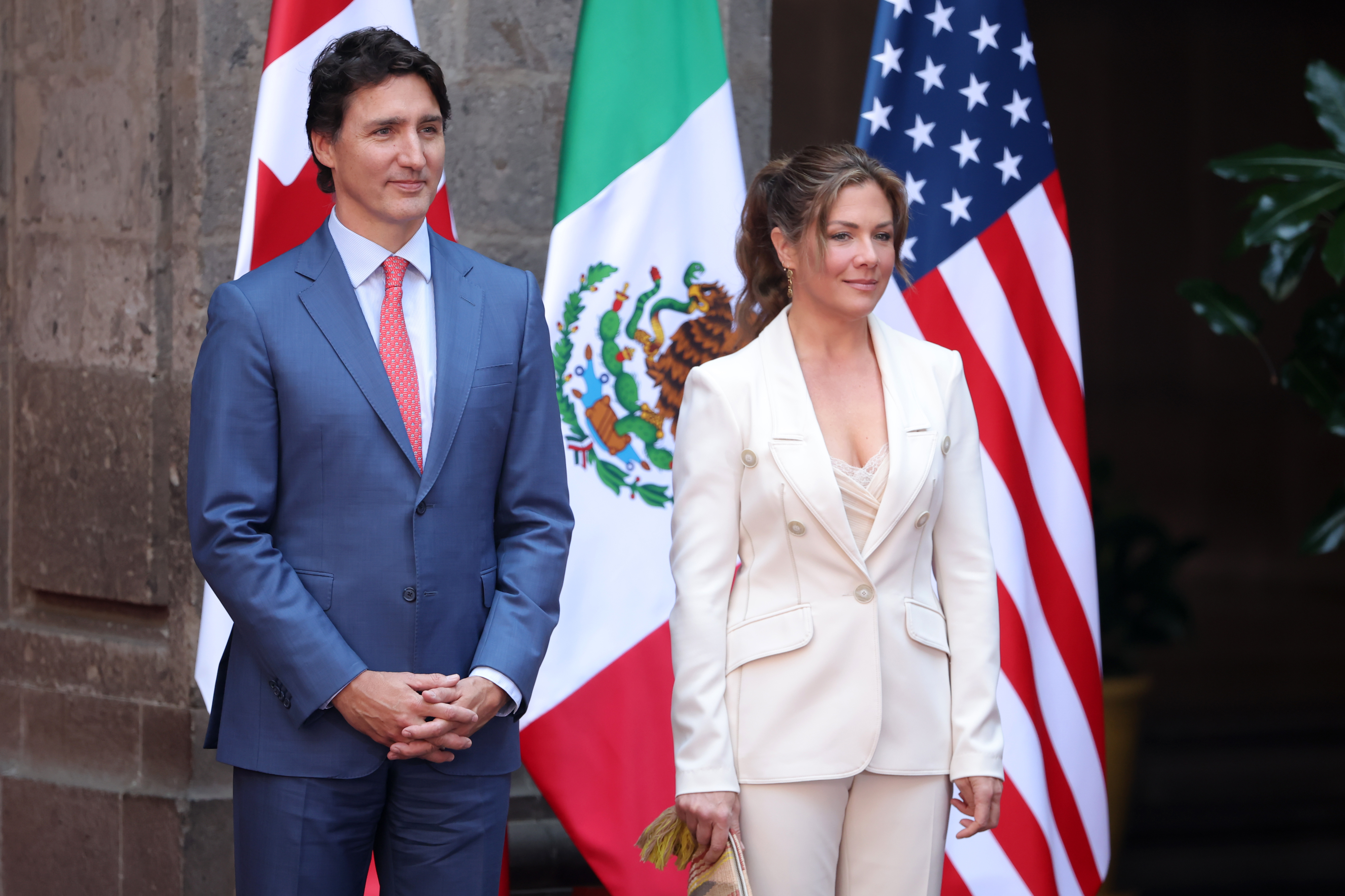 Justin Trudeau et Sophie Grégoire Trudeau assistent au Sommet des leaders nord-américains à Mexico le 10 janvier 2023 | Source : Getty Images