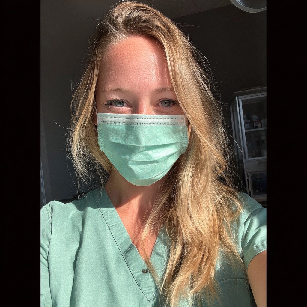 Une femme habillée en assistante dentaire | Source : Midjourney