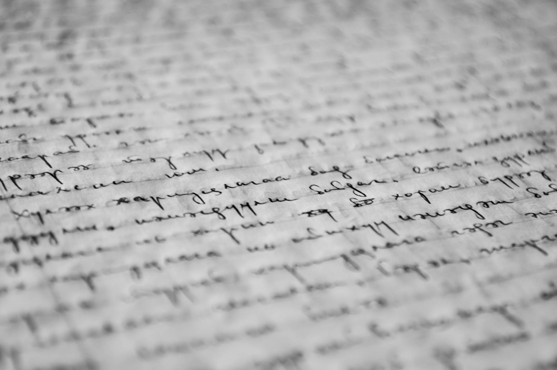 L'écriture d'une personne | Source : Pexels