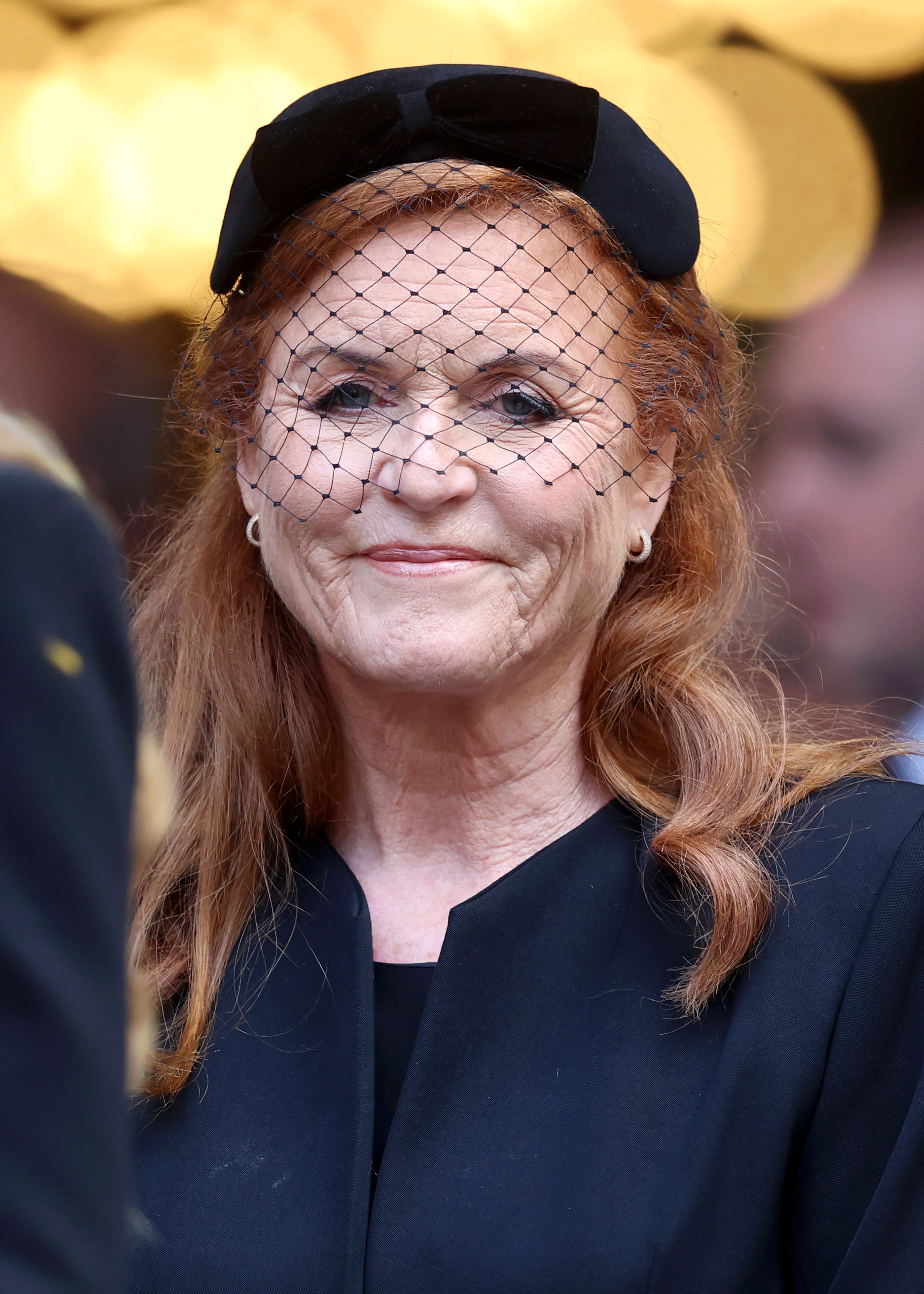 Sarah Ferguson aux funérailles de la duchesse de Kent à la cathédrale de Westminster, le 16 septembre 2025, à Londres, en Angleterre. | Source : Getty Images