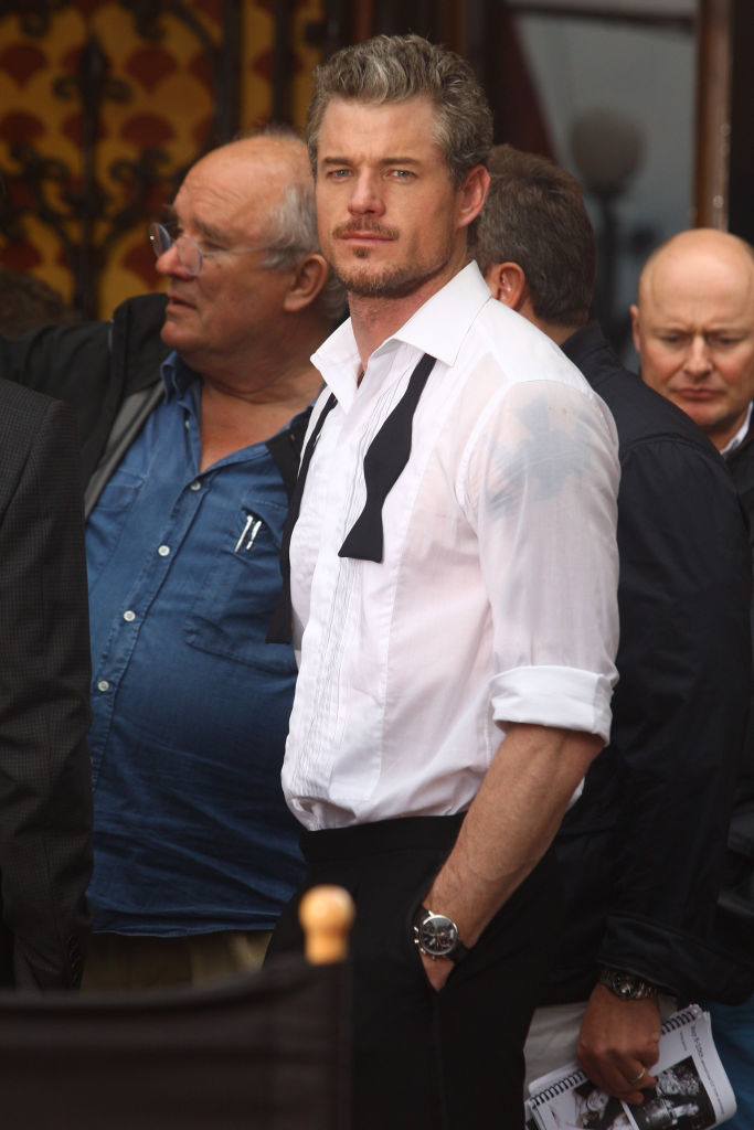 Eric Dane apparaît dans une publicité IWC le 8 mai 2010 à Portofino, en Italie I Source : Getty Images