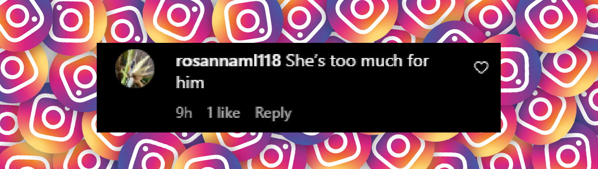 Un fan commentant la relation d'Elizabeth Hurley avec Billy Ray Cyrus, datée de mai 2025 | Source : Instagram/justjared