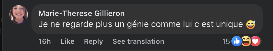Commentaire d'internaute sur l'élimination d'Émilien | Source : facebook.com/gala.fr