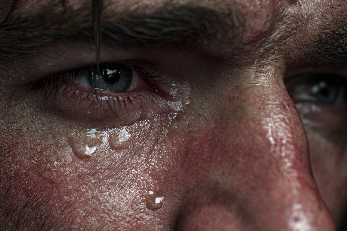 Gros plan sur les yeux d'un homme | Source : Midjourney