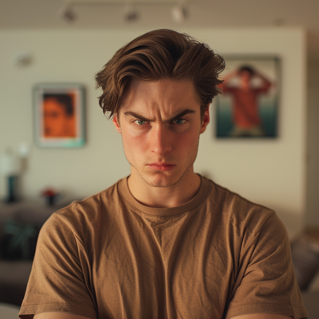 Un homme furieux | Source : Midjourney