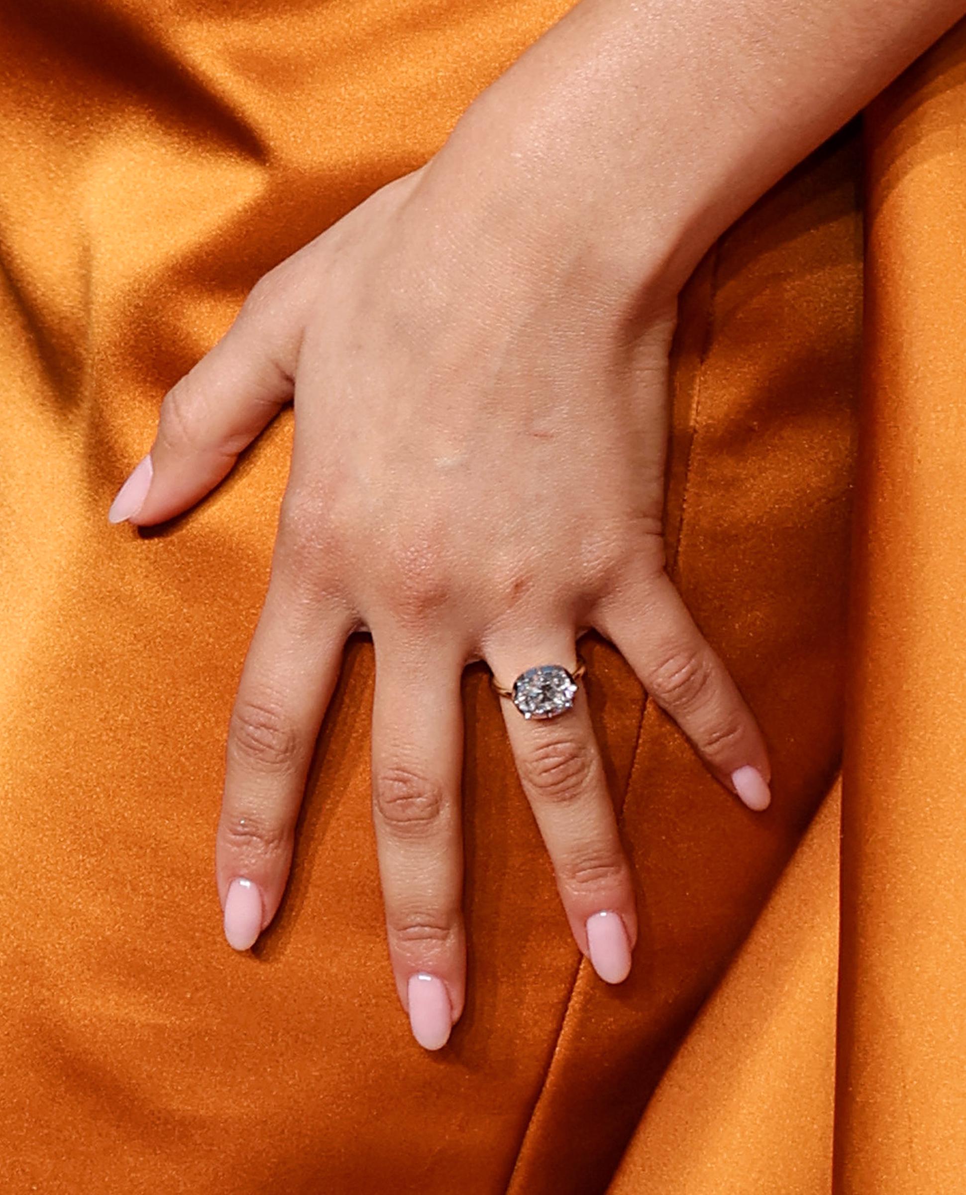 La bague de Zendaya lors de sa participation à la 82e cérémonie annuelle des Golden Globe Awards au Beverly Hilton le 5 janvier 2025 à Beverly Hills, Californie | Source : Getty Images