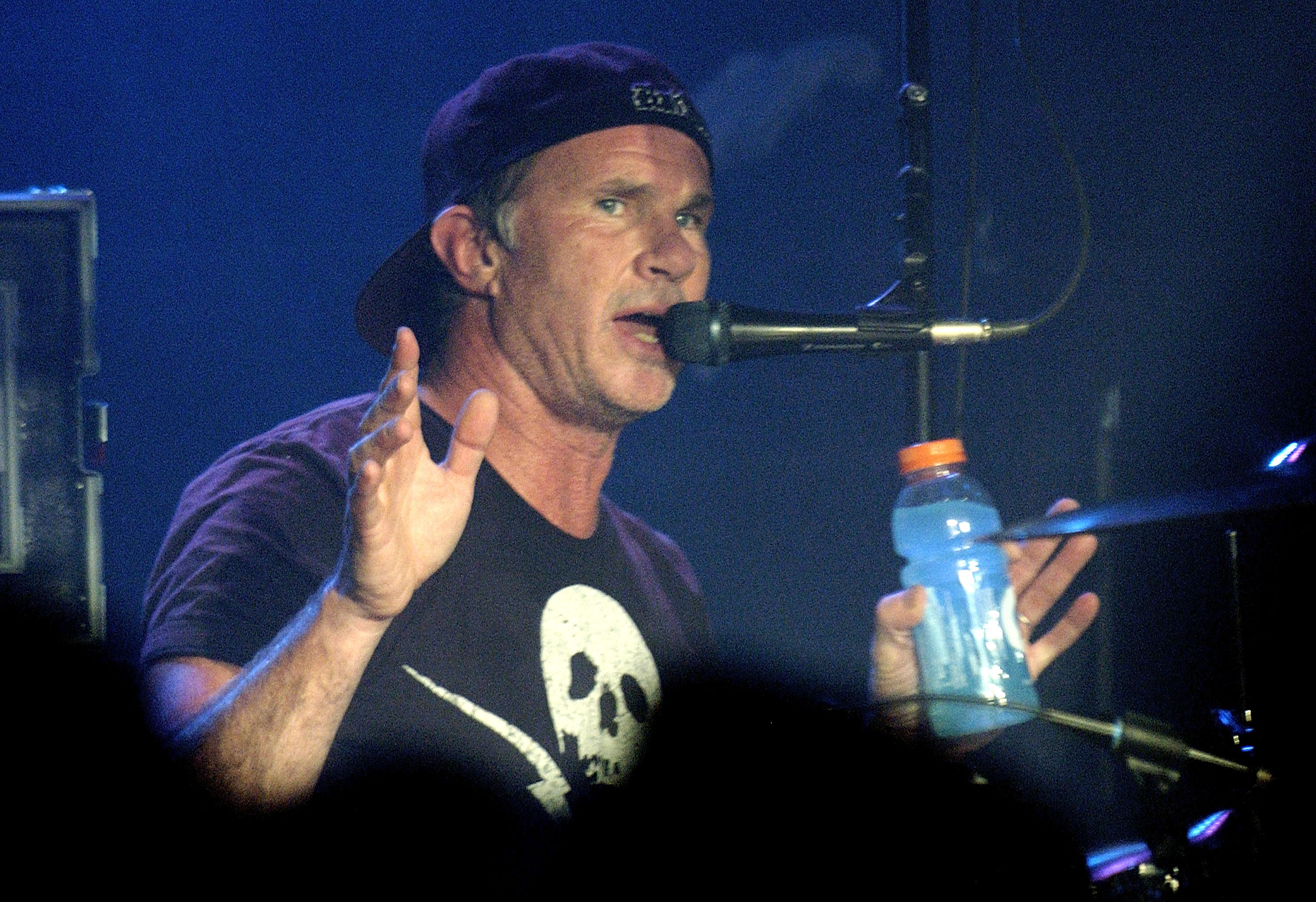 Chad Smith, des Red Hot Chili Peppers, lors d'un concert au Roxy Theater de West Hollywood, en Californie, le 19 mai 2009. | Source : Getty Images