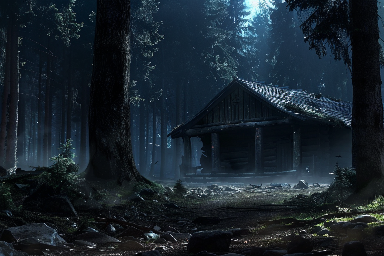 Une cabane décrépie | Source : Midjourney