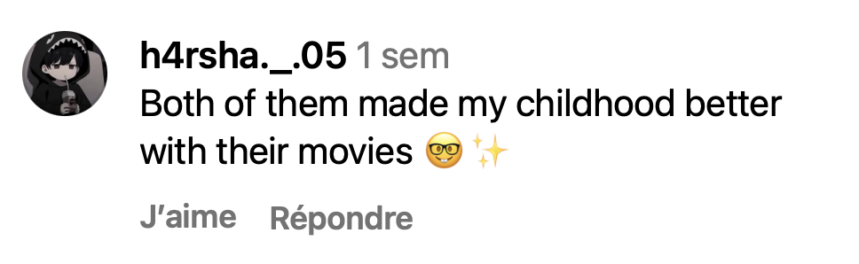 Capture d'écran du commentaire d'un internaute I Source : https://www.instagram.com/p/DTnpH0OgQ54/?utm_source=ig_embed&ig_rid=28aebeeb-e8b9-4a0d-b596-a21820b127d1