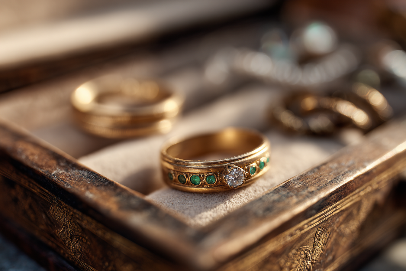 Une bague ancienne | Source : Midjourney
