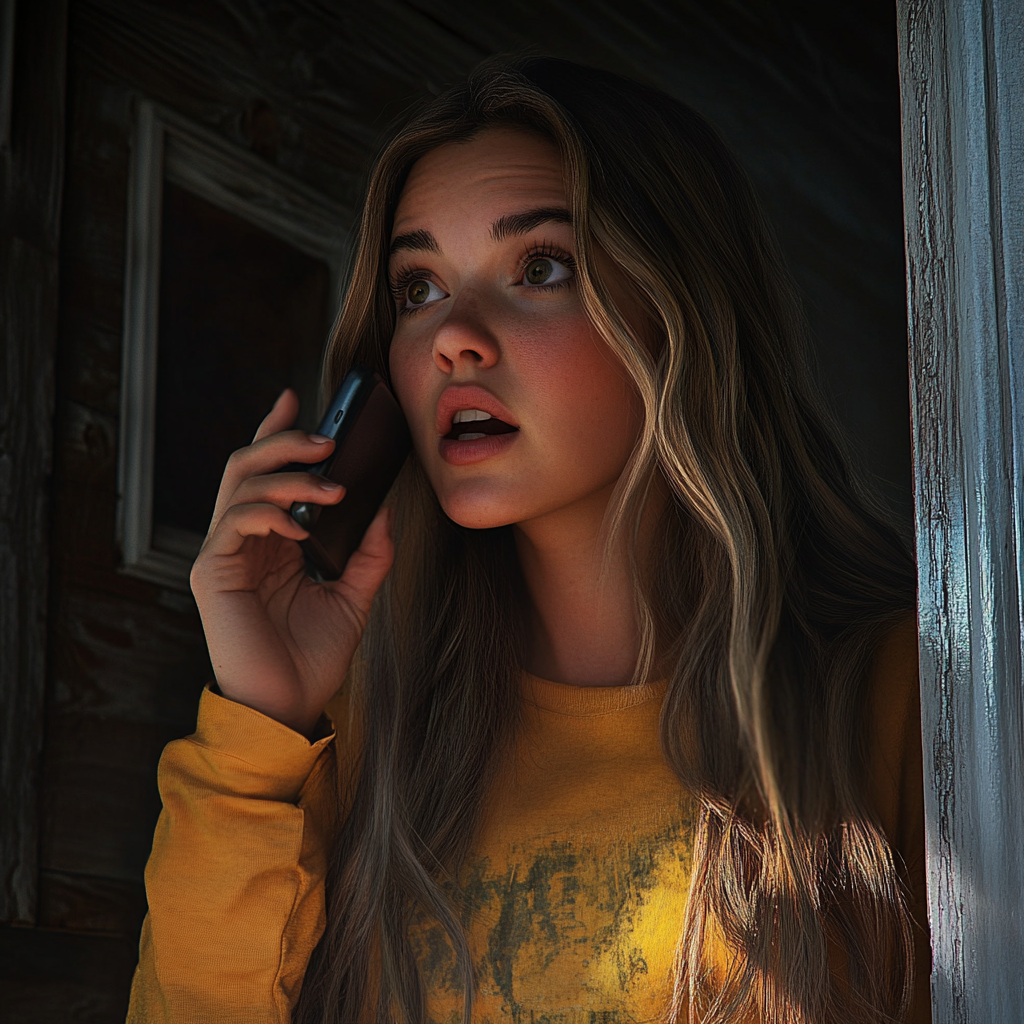 Emily effrayée | Source : Midjourney