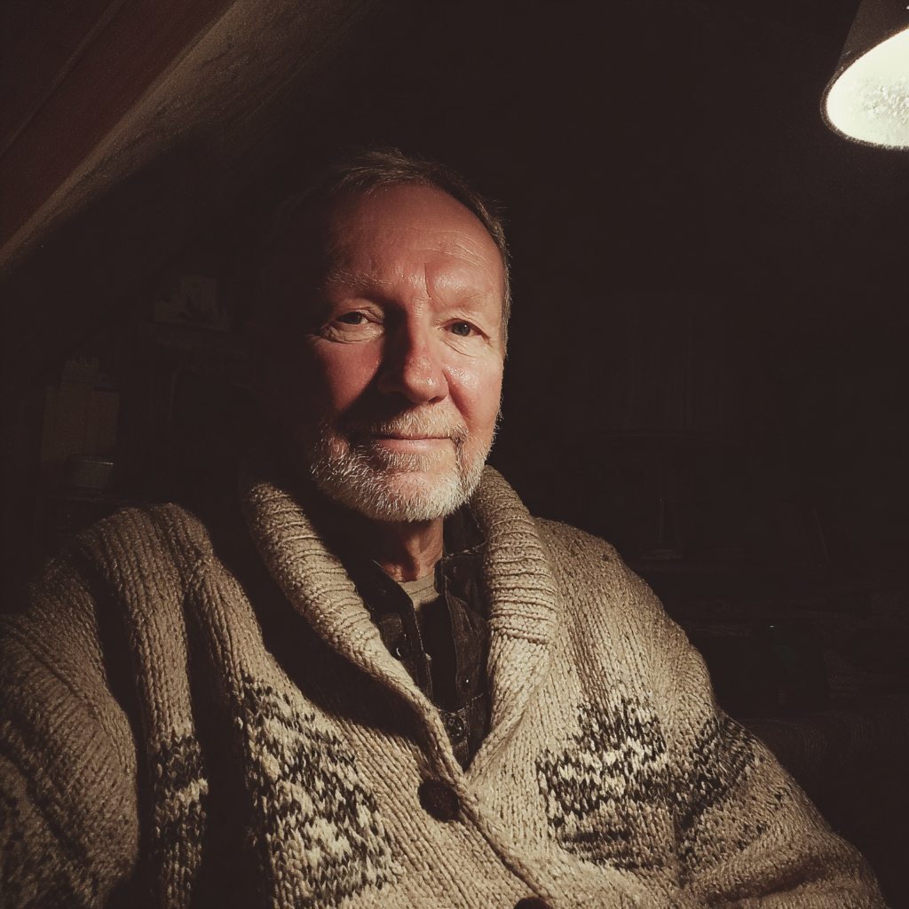 Un homme âgé souriant | Source : Midjourney