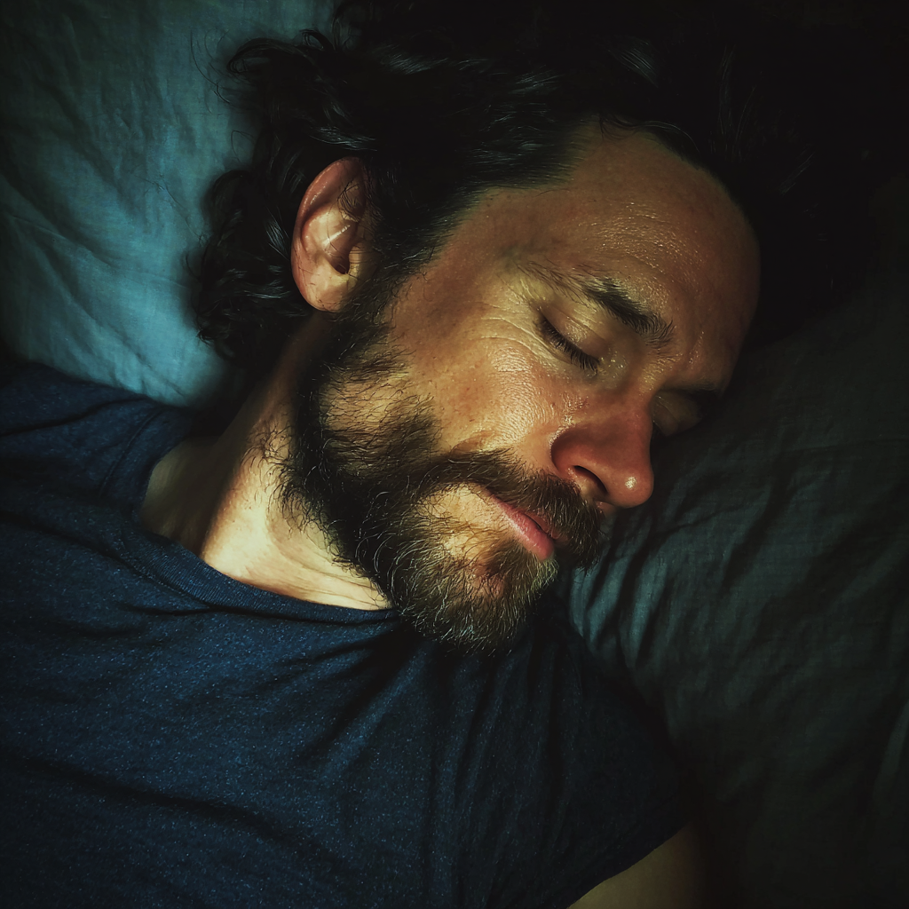 Un homme endormi | Source : Midjourney