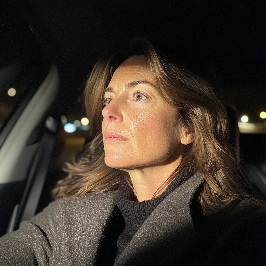 Une femme au volant | Source : Midjourney