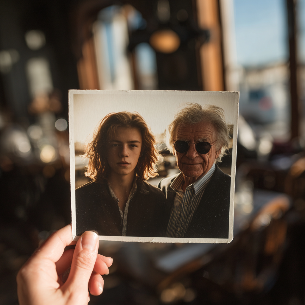 Une photo d'un père et de son fils | Source : Midjourney