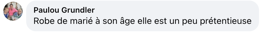 Commentaire d'un internaute concernant la tenue de Brigitte Macron | Source : Facebook/Gala