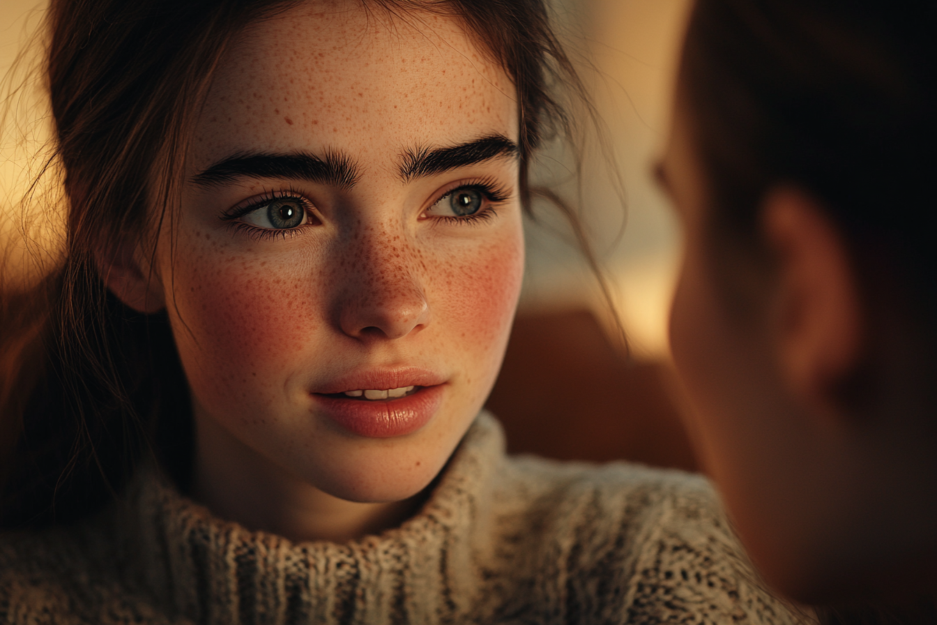Une femme dans la maison de son ex-mari | Source : Midjourney