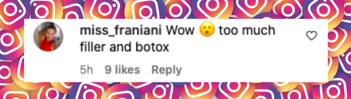 Commentaire d'un internaute sur Nicole Kidman, posté le 25 octobre 2024 | Source : Instagram/enews