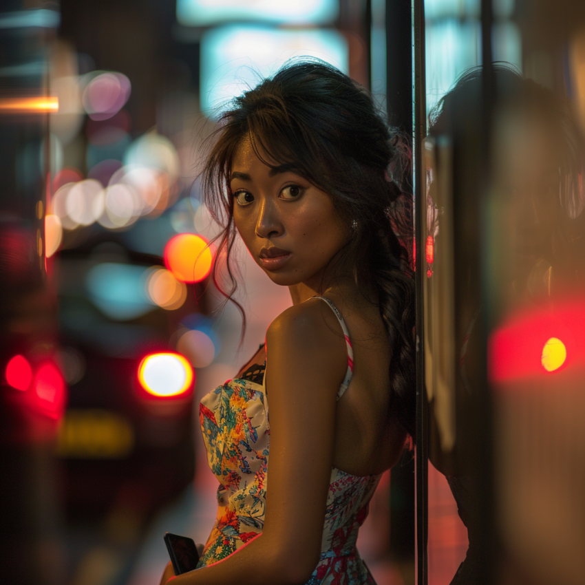 Une femme vêtue d'une belle robe | Source : Midjourney