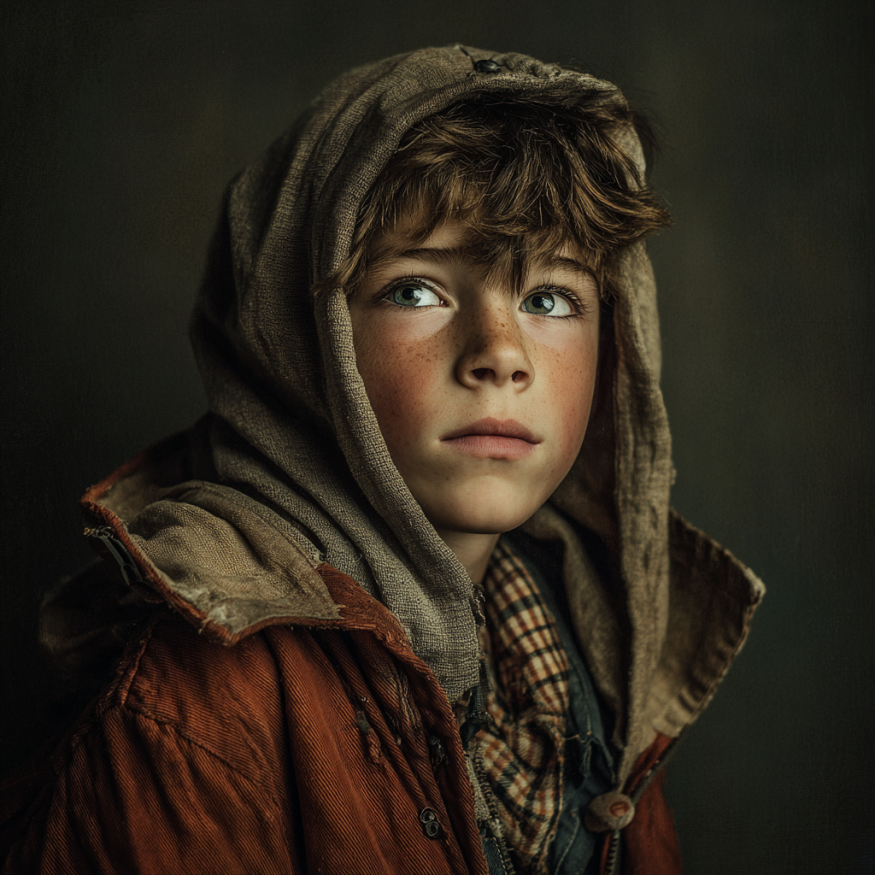 Un garçon sans abri | Source : Midjourney