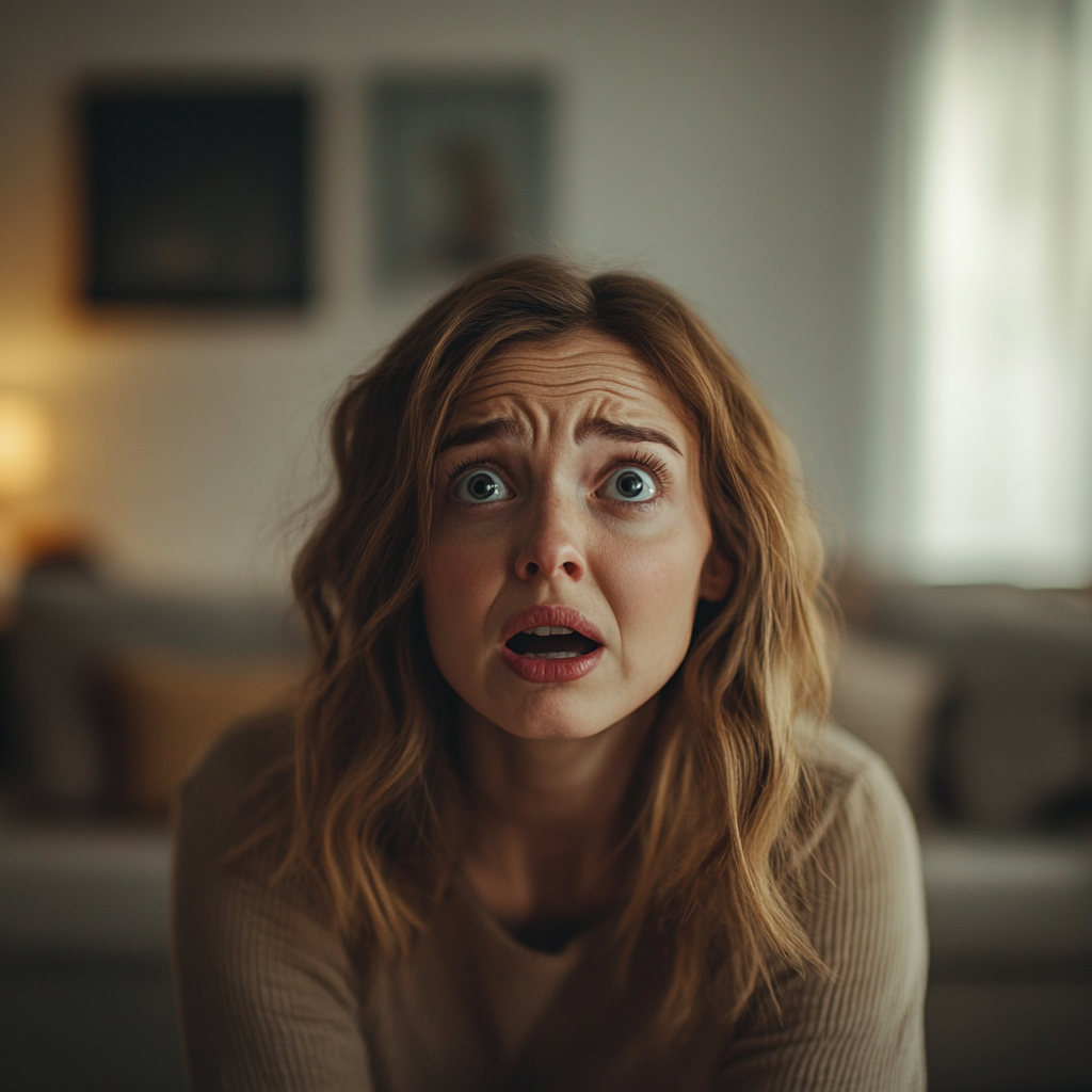 Femme émotionnellement perturbée | Source : Midjourney