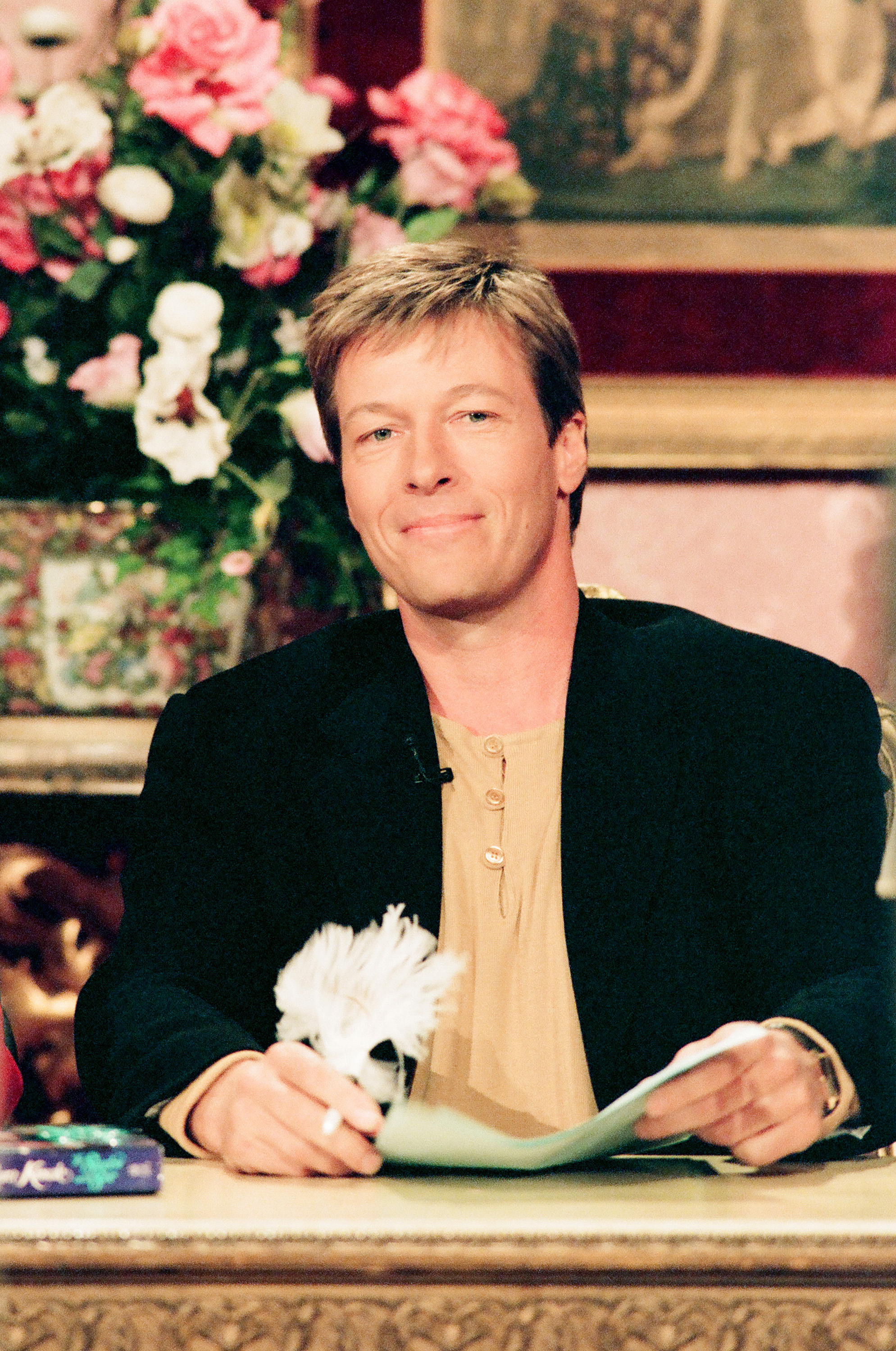 L'acteur lors d'une apparition dans « The Tonight Show with Jay Leno » le 14 février 1996 | Source : Getty Images